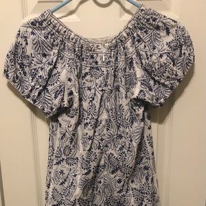 Prada Limited Addition Dress Blue Embroidery On White Cotton Material.